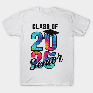 Class of 2025 Senior Graduation Gold Style High School College Grad Gift T-Shirt